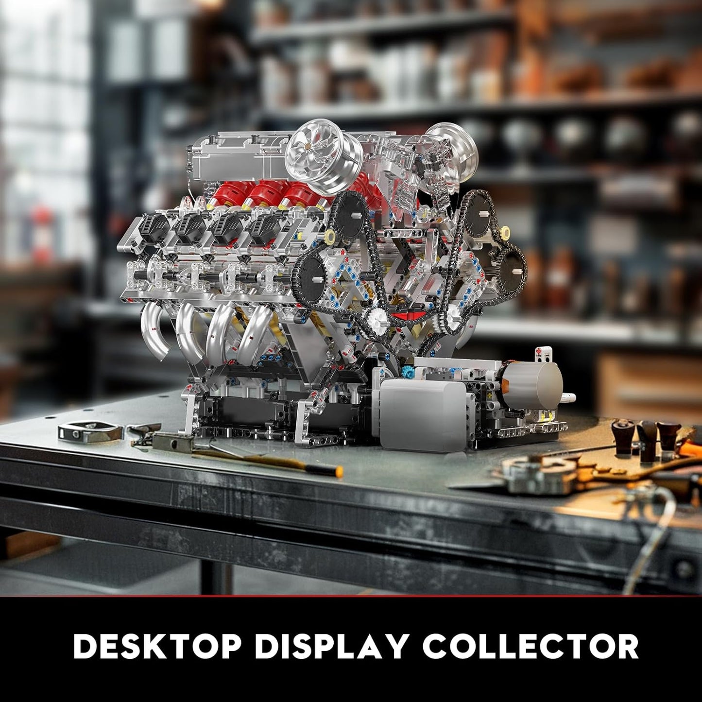 Mould King V8 Engine Model Kit – 2718PCS