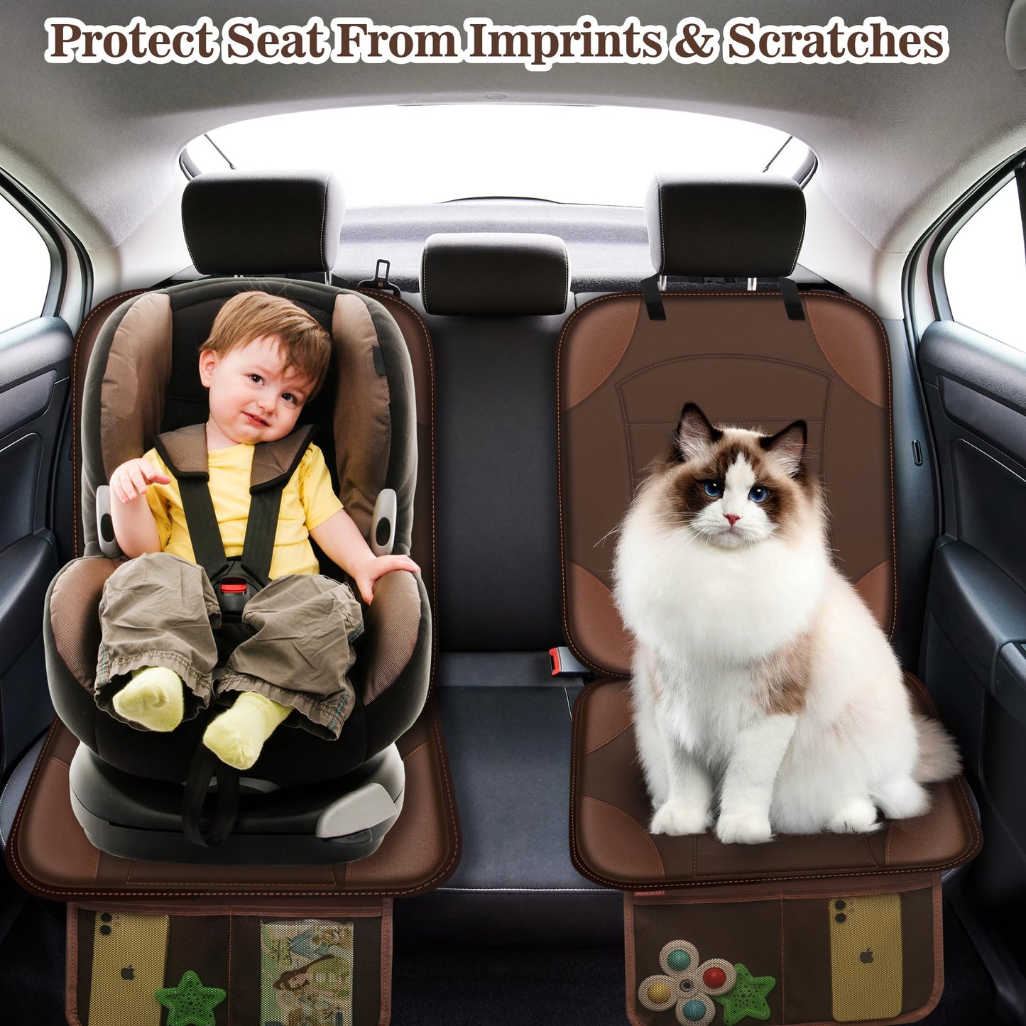 Sinvitron Car Seat Protector for Child Car Seat - Waterproof