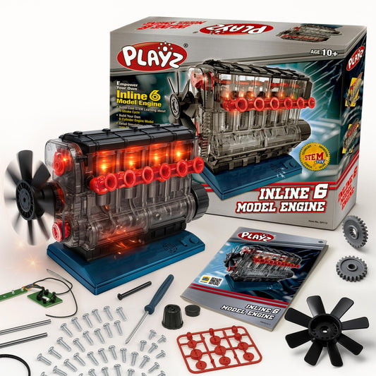 Playz V8 Combustion Engine Model Kit That Runs