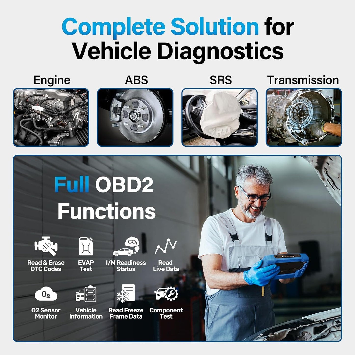BLCKTEC 460T OBD2 Scanner – Engine & System Diagnostic Tool