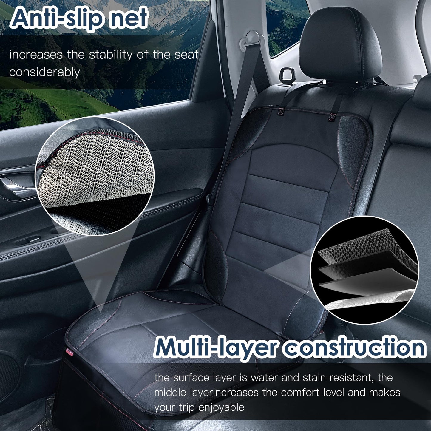 Sinvitron Car Seat Protector for Child Car Seat - Waterproof