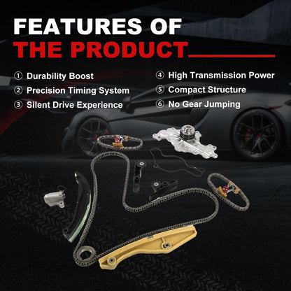 Engine Timing Chain Kit Oil Pump Water Pump Phasers