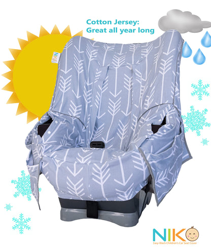 Niko Easy Wash Children's Car Seat Cover & Liner -Minky