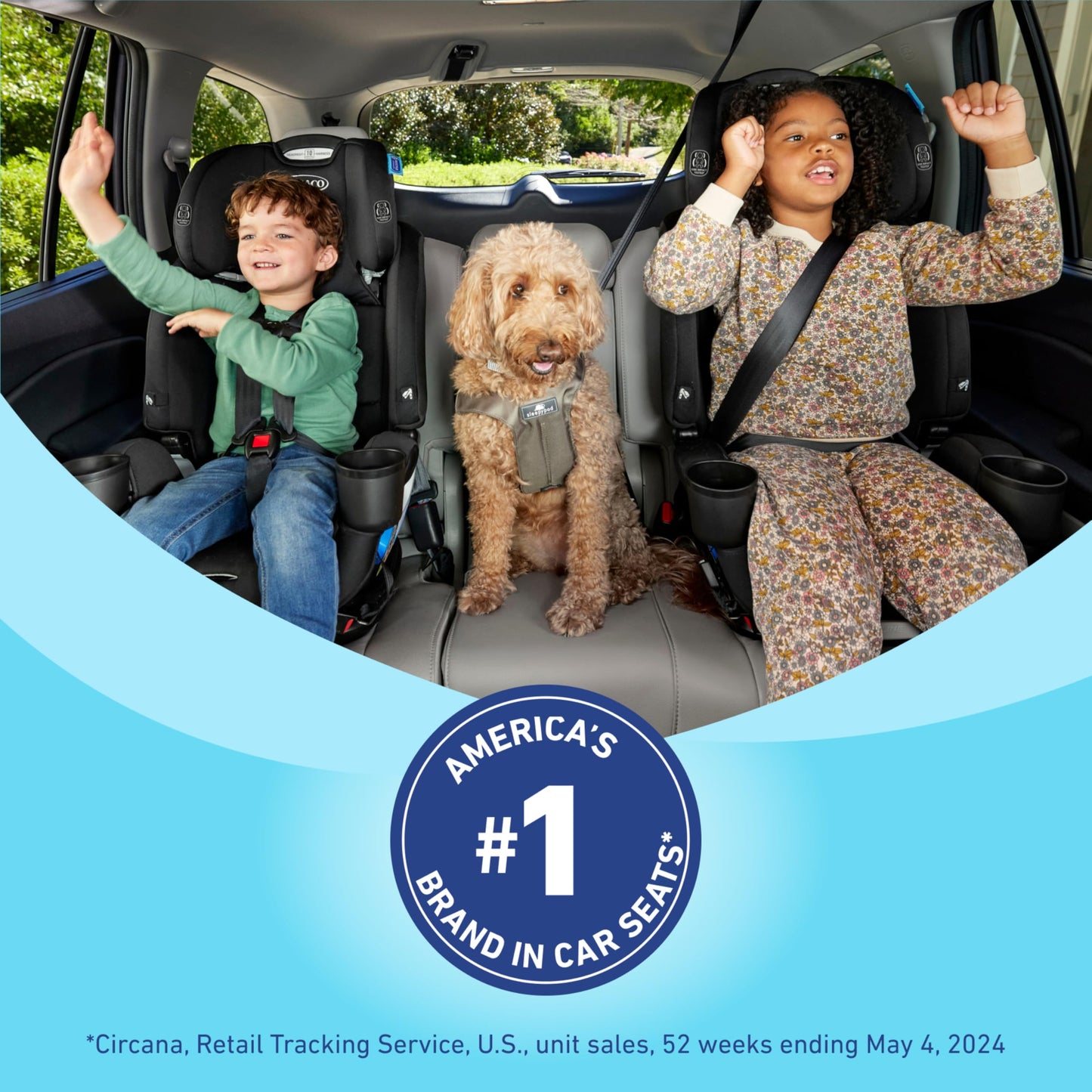 Graco SlimFit  Convertible Car Seat,Ultra-Space-Saving Design