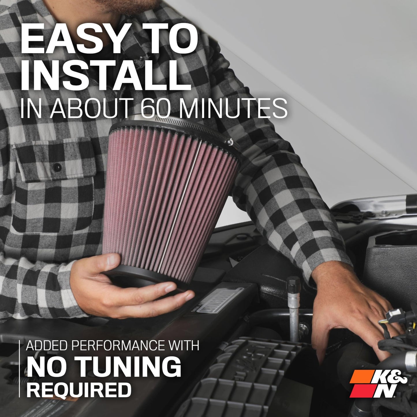 K&N Cold Air Intake – Jeep Wrangler JK 2012–2018