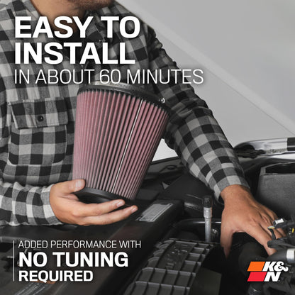 K&N Cold Air Intake – Jeep Wrangler JK 2012–2018