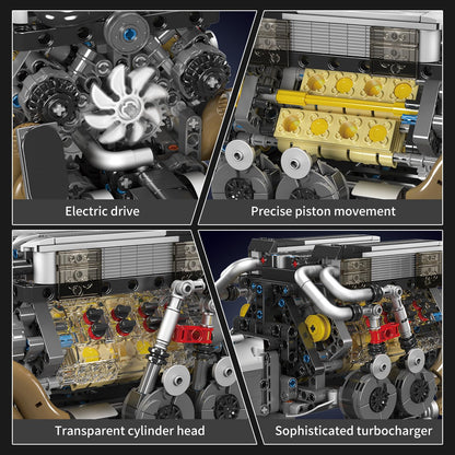 Mould King V8 Engine Model Kit – 2718PCS STEM DIY