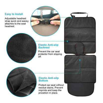 Car Seat Protector Pack Carseat Protector with Thick Padding