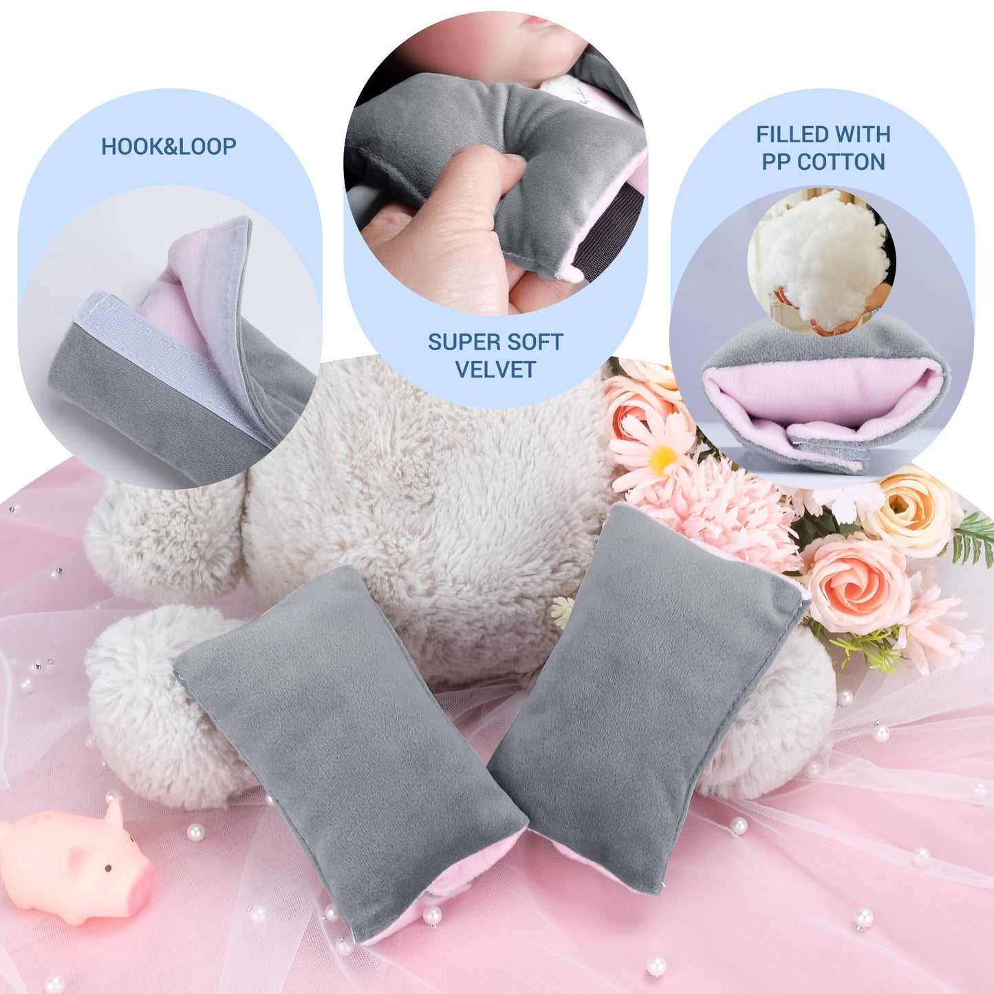 COOLBEBE Seat Belt Pillow for Kids, Extra Soft Toddler