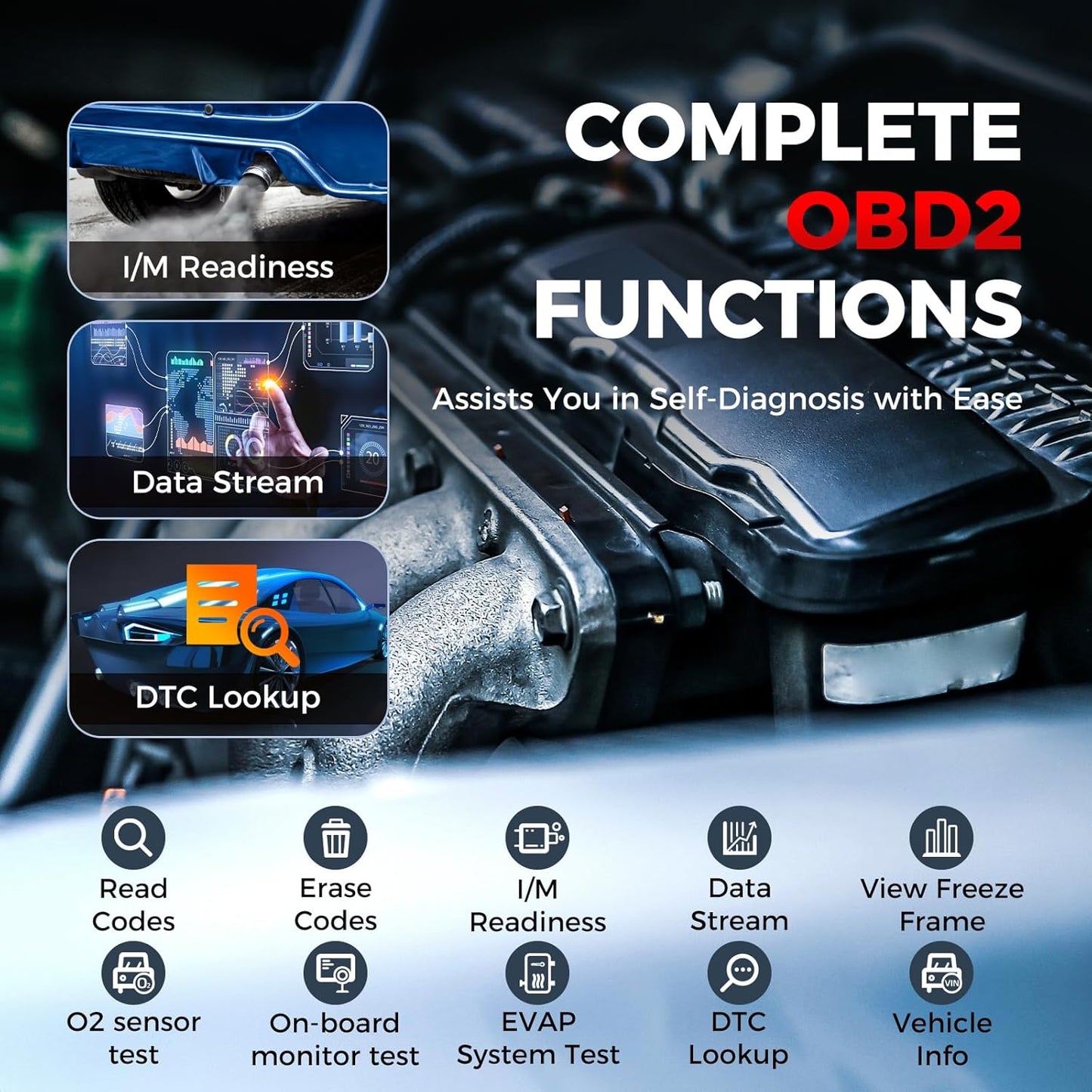 LAUNCH OBD2 Scanner CRP123X V2.0, 2025 Lifetime