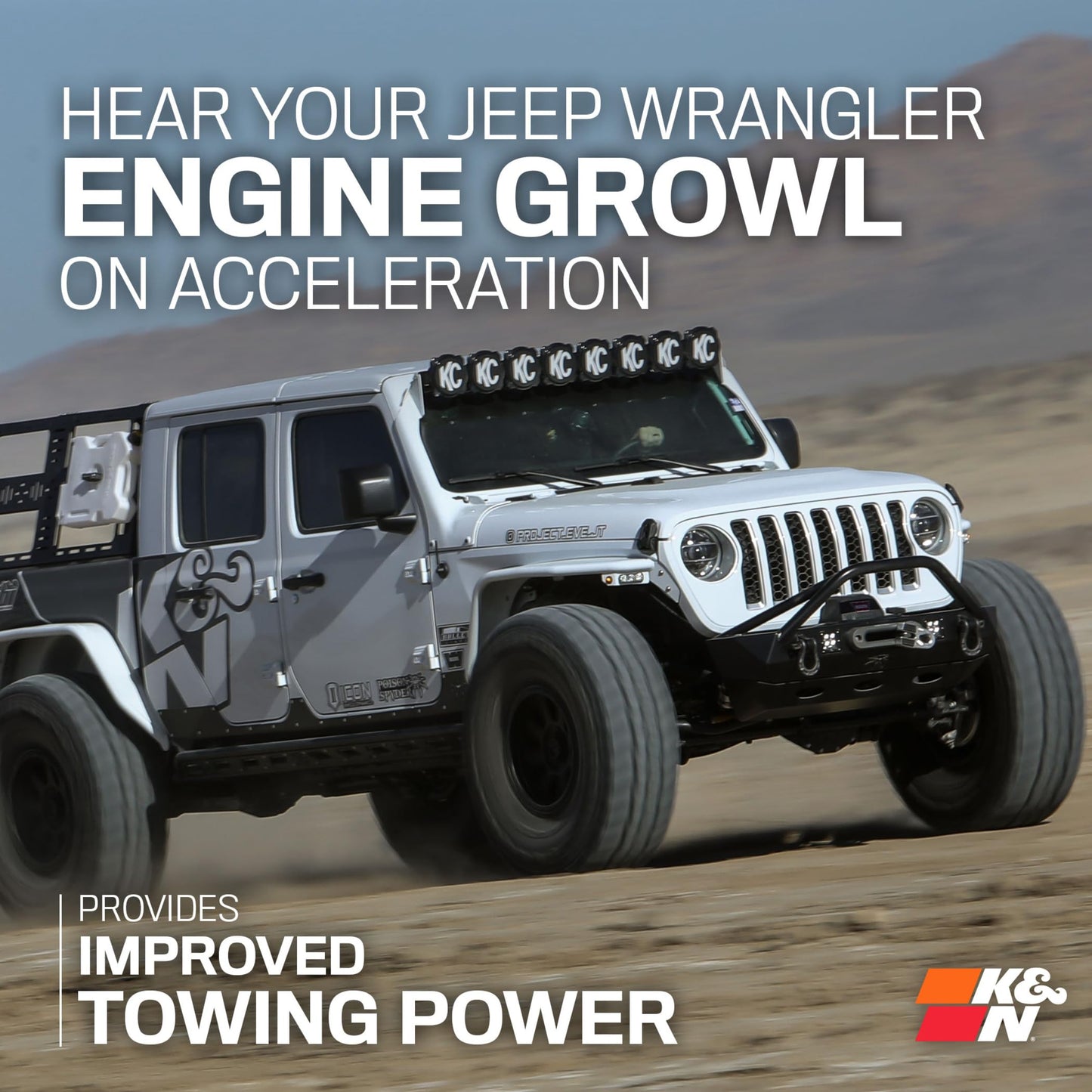 K&N Cold Air Intake – Jeep Wrangler JK 2012–2018