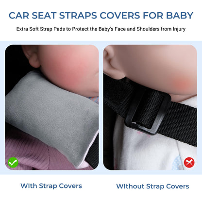 COOLBEBE Seat Belt Pillow for Kids, Extra Soft Toddler
