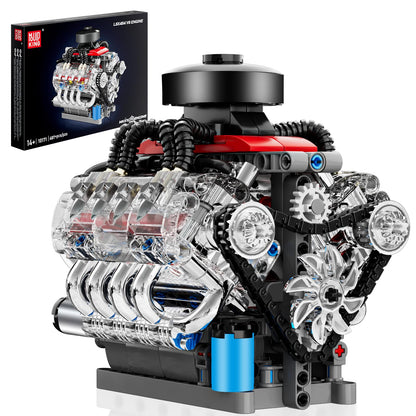 Mould King Mini V8 Engine Kit – 487PCS STEM Toy