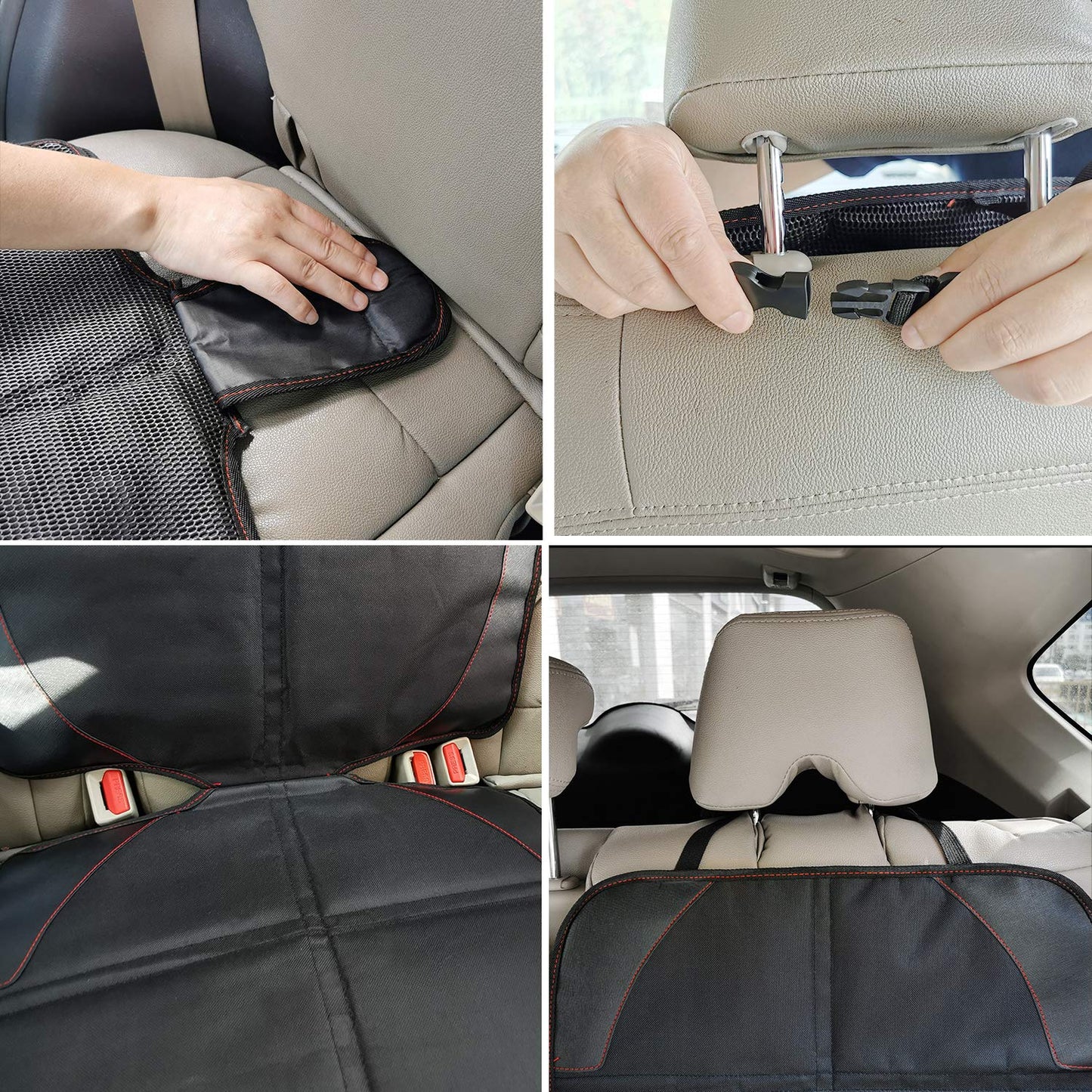 Car Seat Protector Pack Carseat Protector with Thick Padding