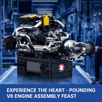 Mould King V8 Engine Model Kit – 2718PCS STEM DIY