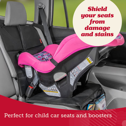 Lusso Gear Car Seat Protector for Baby Car Seat - Thick Padding