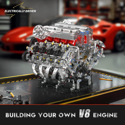 Mould King V8 Engine Model Kit – 2718PCS