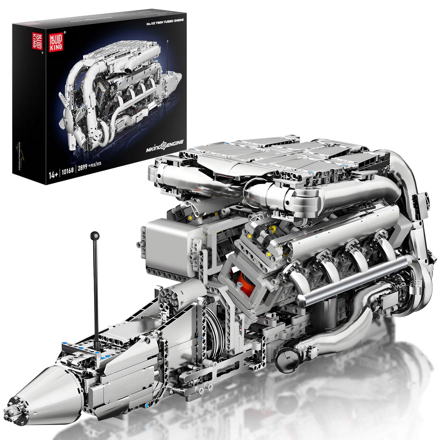 Mould King V8 Engine Model Kit – 2718PCS STEM DIY