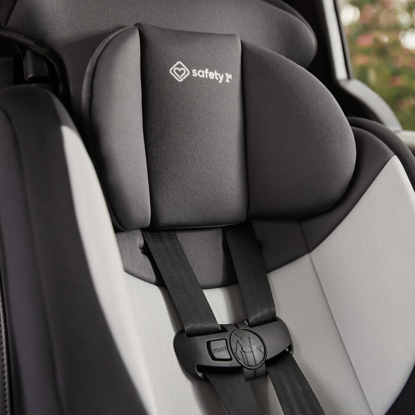 Safety 1st Grand 2-in-1 Booster Seat – 40–100 lbs, Black Sparrow