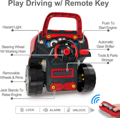 iPlay iLearn Truck Engine Toy – Kids Mechanic Kit, Ages 3–8