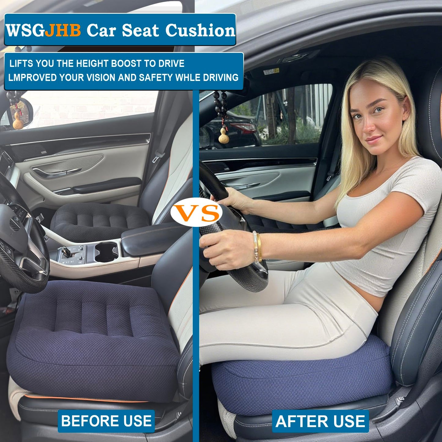 WSGJHB Seat Cushion – Posture Support (Black)
