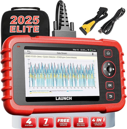 LAUNCH OBD2 Scanner CRP123X V2.0, 2025 Lifetime