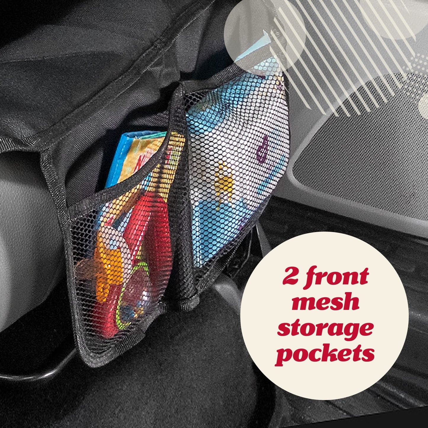 Lusso Gear Car Seat Protector for Baby Car Seat - Thick Padding