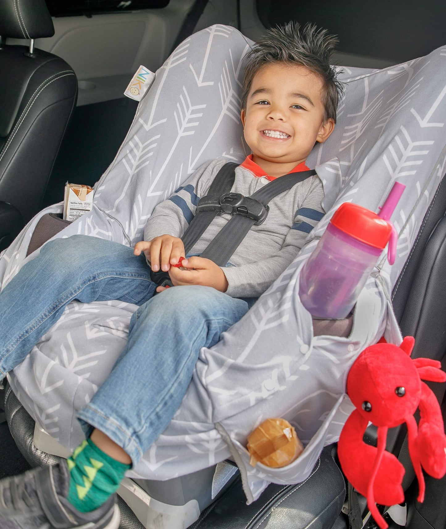 Niko Easy Wash Children's Car Seat Cover & Liner -Minky
