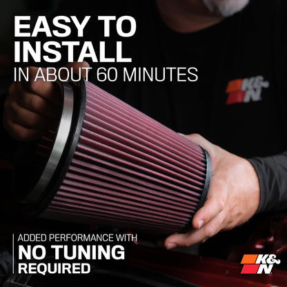 K&N Cold Air Intake – Jeep Wrangler JK 2012–2018