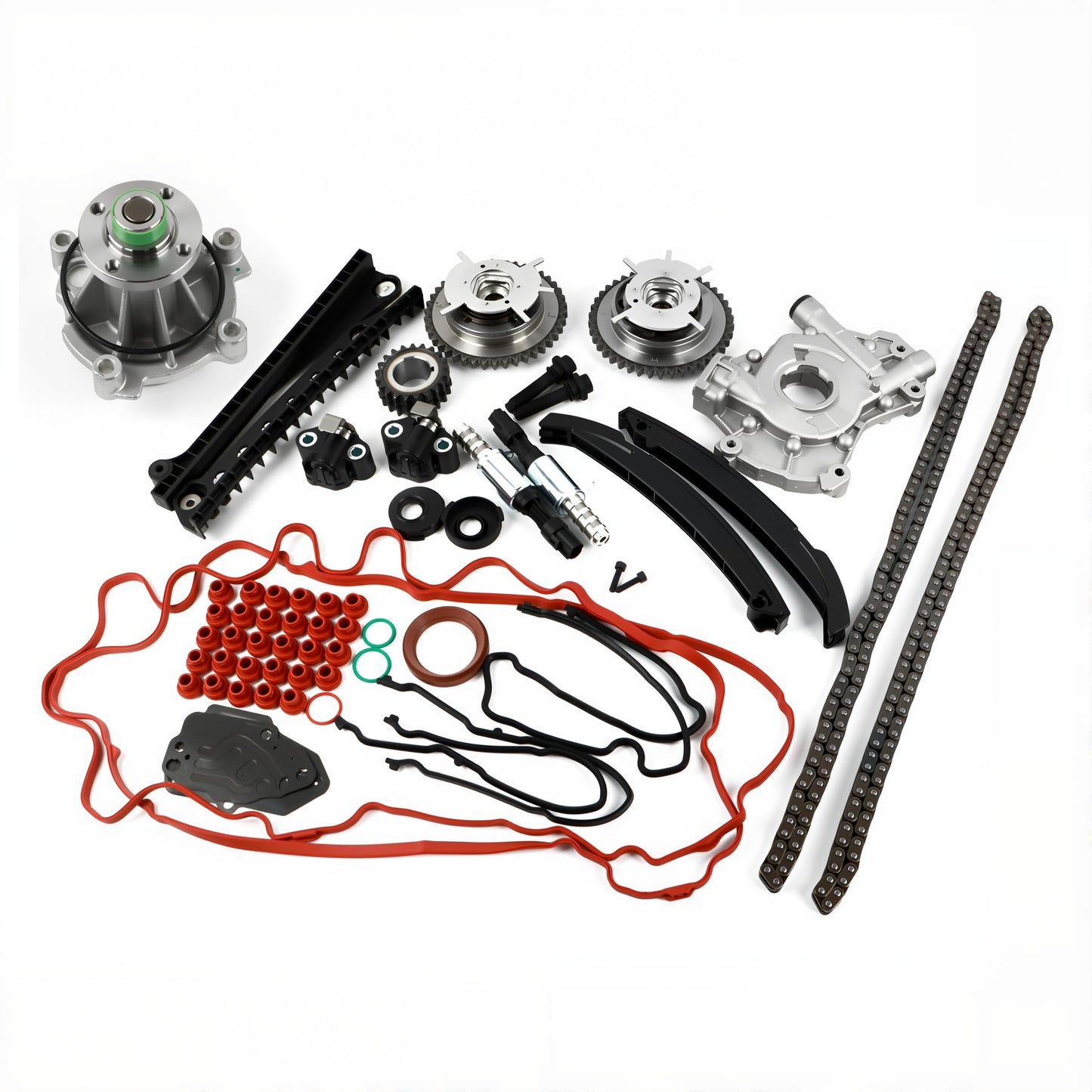 Engine Timing Chain Kit Oil Pump Water Pump Phasers