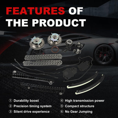 Engine Timing Chain Kit Oil Pump Water Pump Phasers