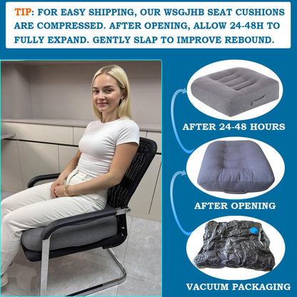 WSGJHB Seat Cushion – Posture Support (Black)