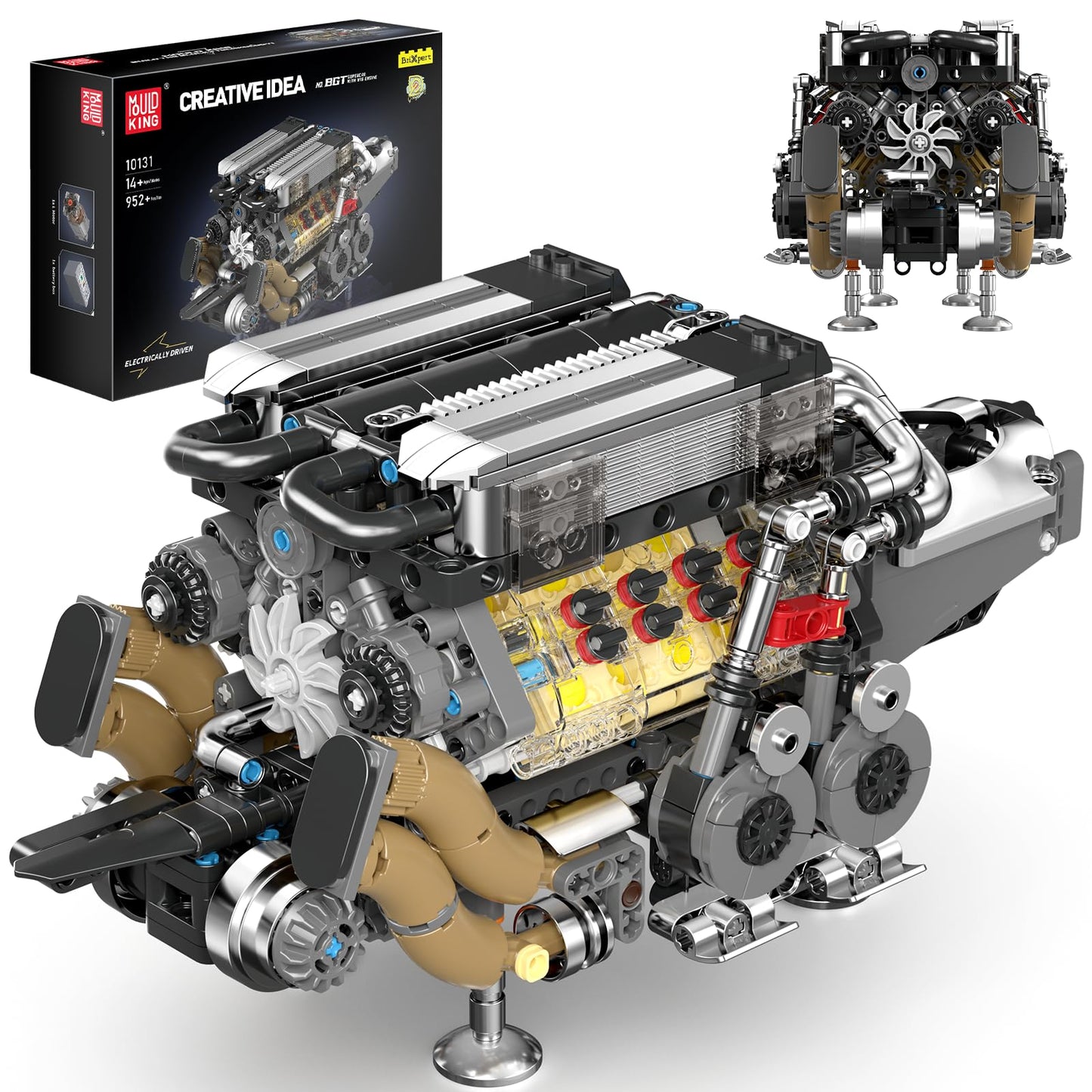 Mould King V8 Engine Model Kit – 2718PCS STEM DIY