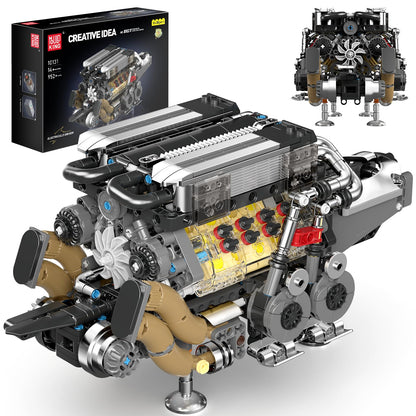 Mould King V8 Engine Model Kit – 2718PCS STEM DIY