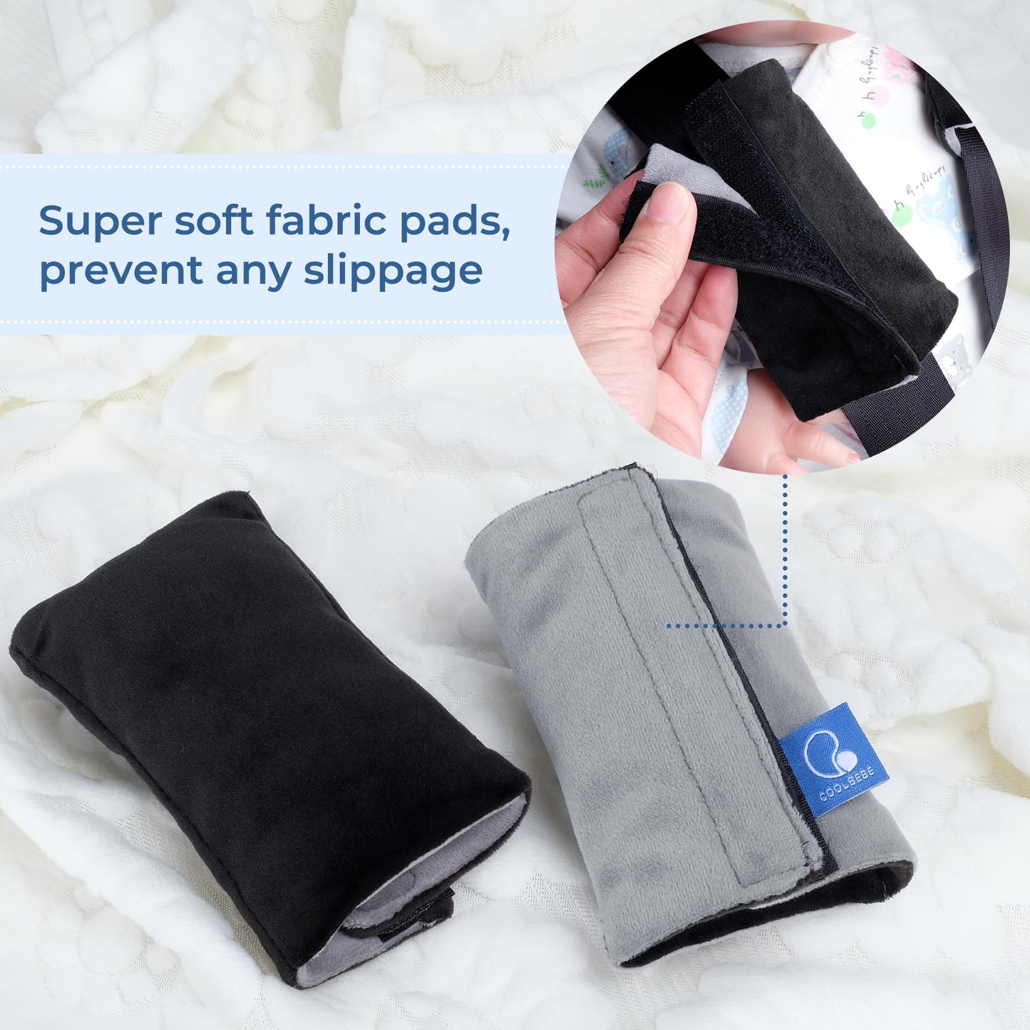 COOLBEBE Seat Belt Pillow for Kids, Extra Soft Toddler