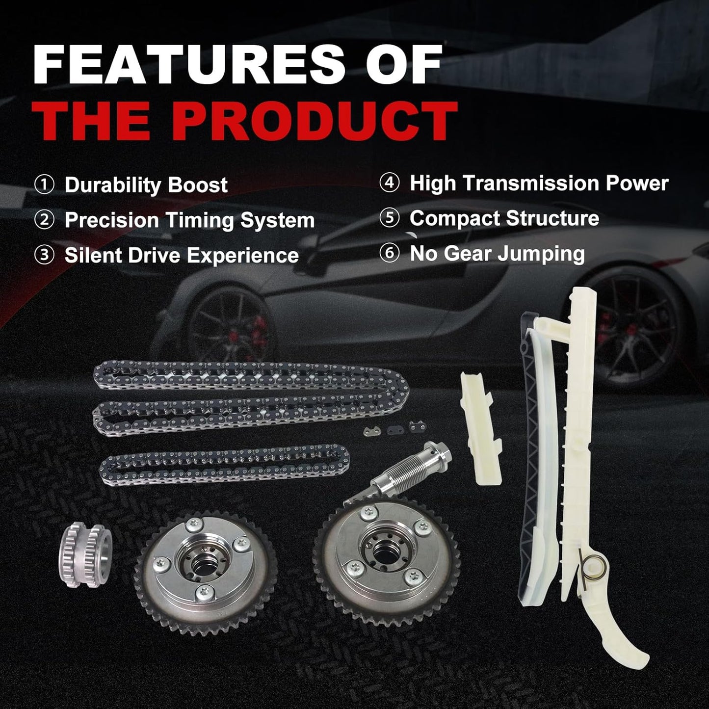 Timing Chain Kit 2.0L 1.6L Fit for GLC300 2016-2018 for GLC250