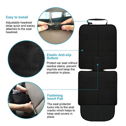 Car Seat Protector Pack Carseat Protector with Thick Padding