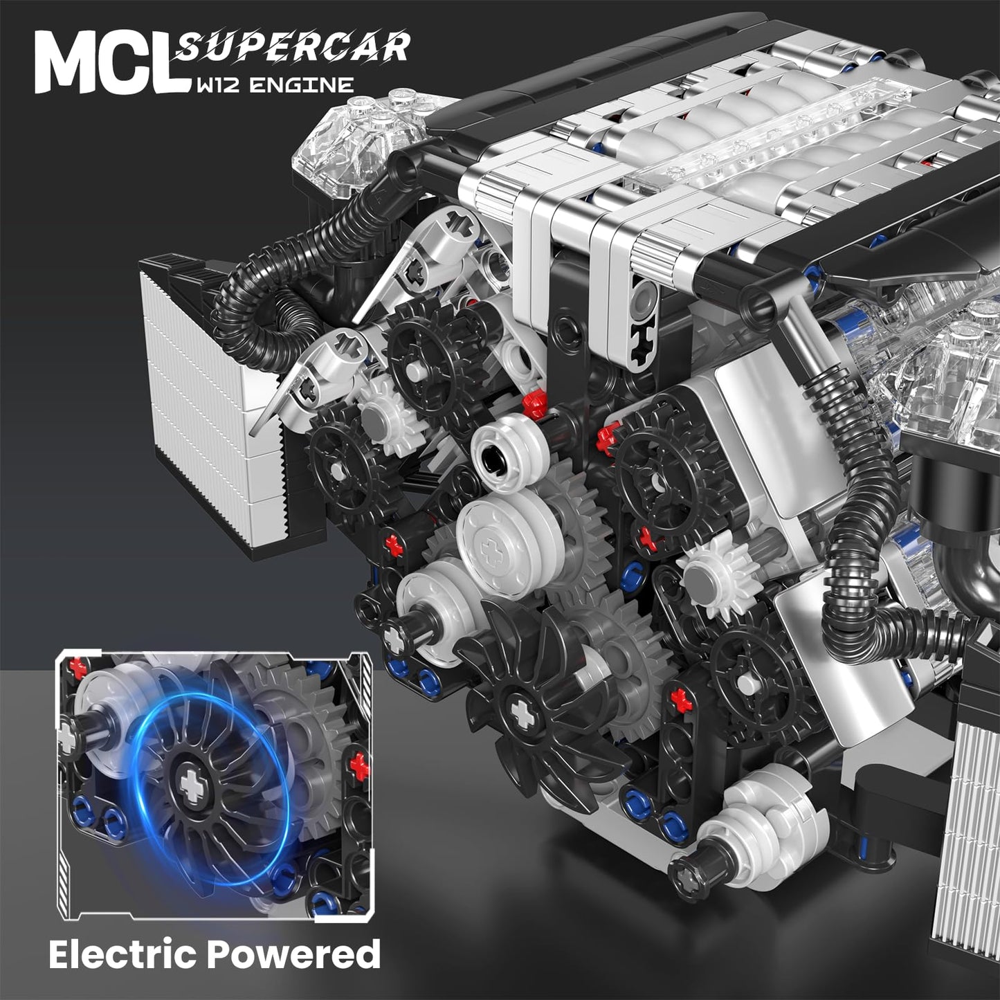 Mould King V8 Engine Model Kit – 2718PCS STEM DIY