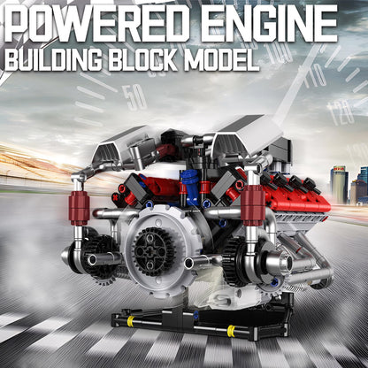 V8 Engine STEM Toy – Sound & Moving Pistons