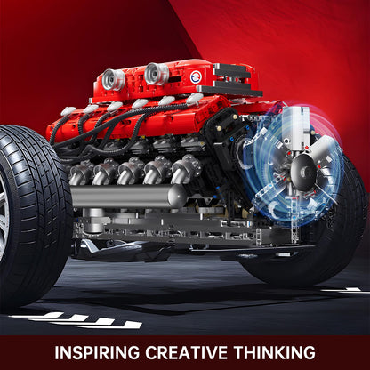 Mould King V8 Engine Model Kit – 2718PCS STEM DIY