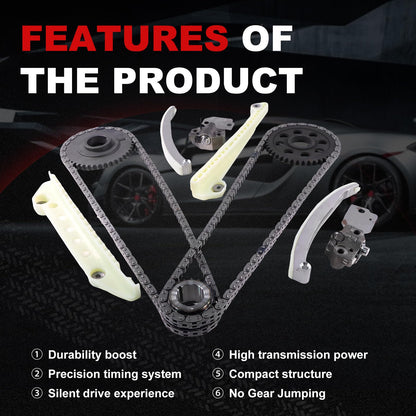 Engine Timing Chain Kit Oil Pump Water Pump Phasers