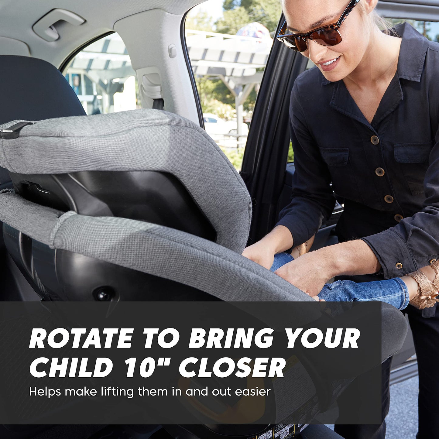 Baby Jogger City Turn Convertible & Rotating Car Seat