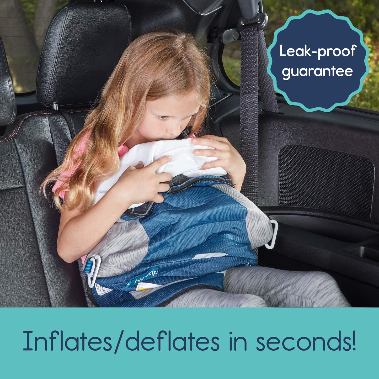 Hiccapop UberBoost Inflatable Booster Car Seat