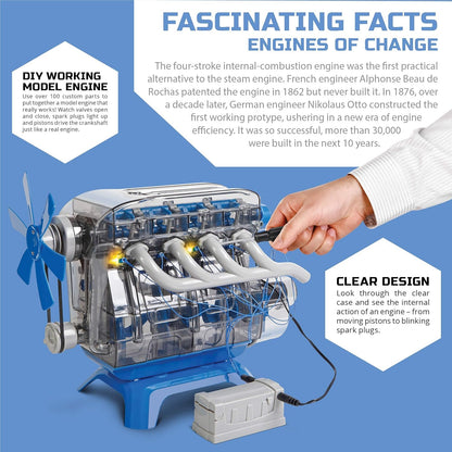 Discovery #MINDBLOWN Model Engine Building Kit