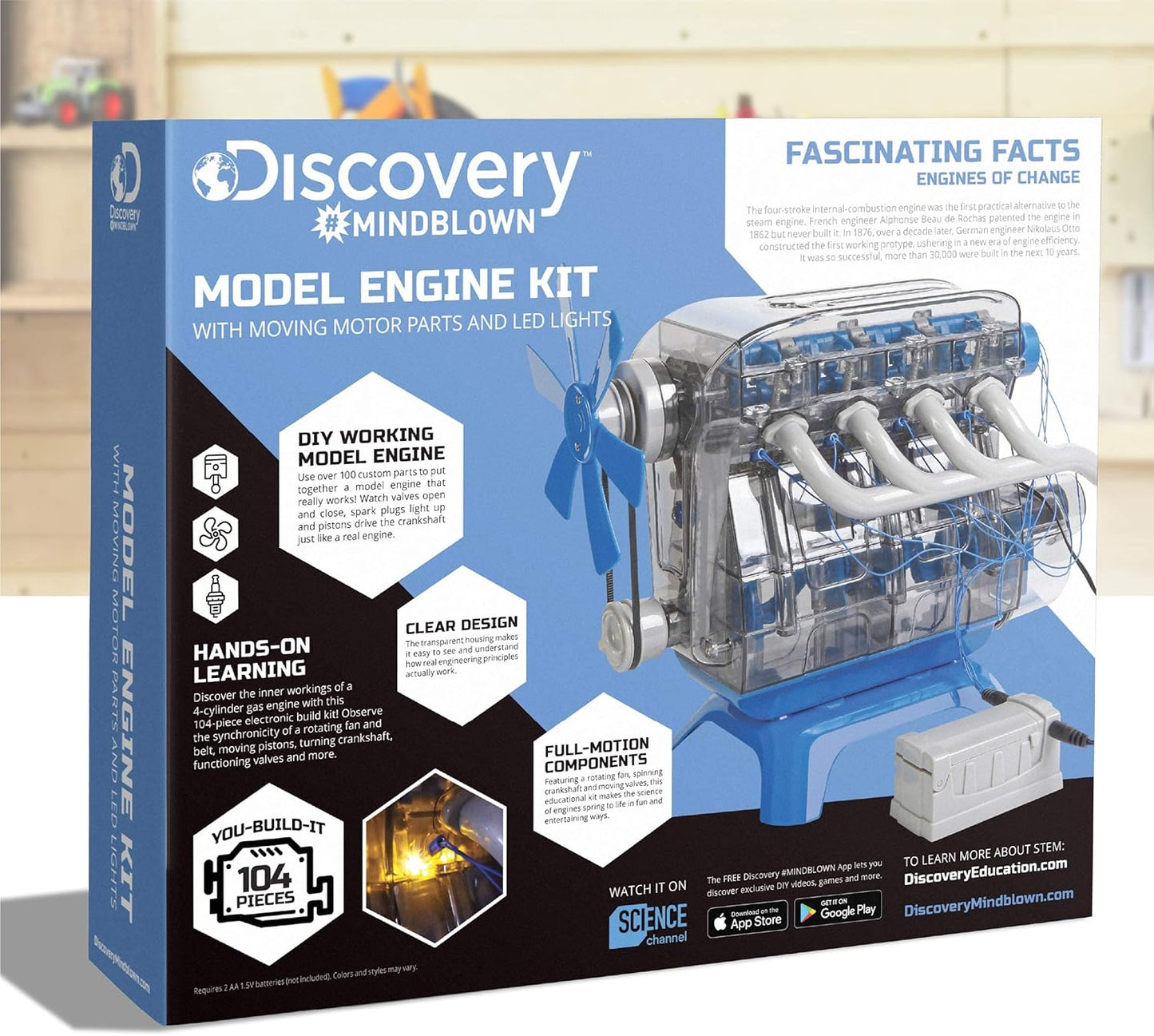 Discovery #MINDBLOWN Model Engine Building Kit