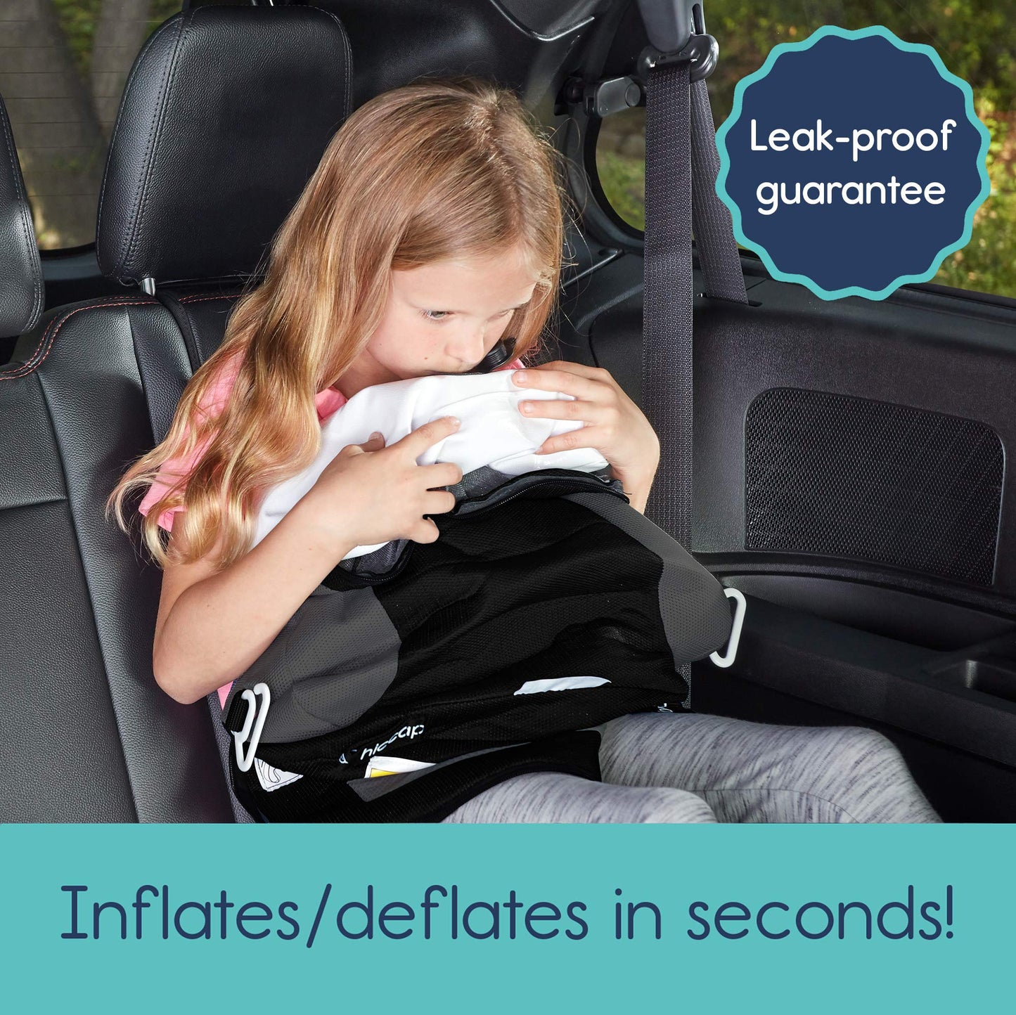 Hiccapop UberBoost Inflatable Booster Car Seat