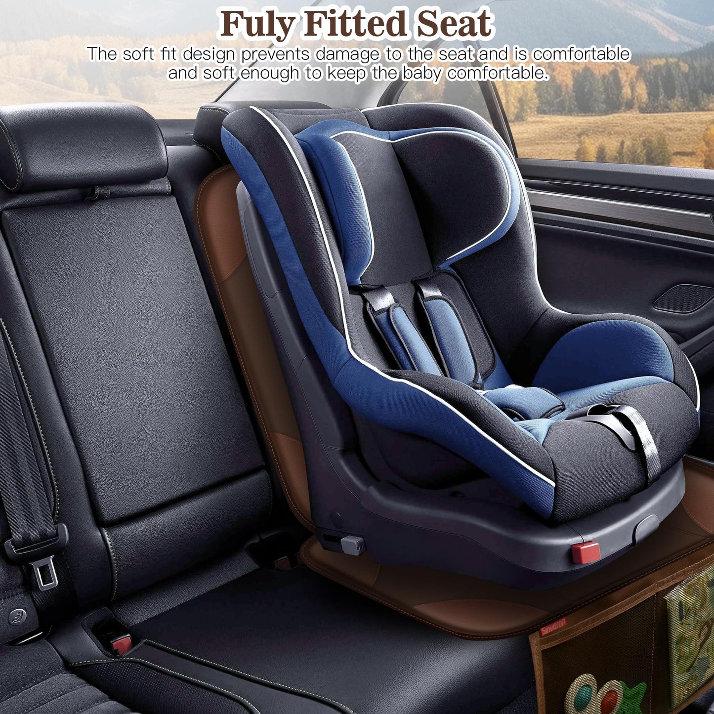Sinvitron Car Seat Protector for Child Car Seat - Waterproof