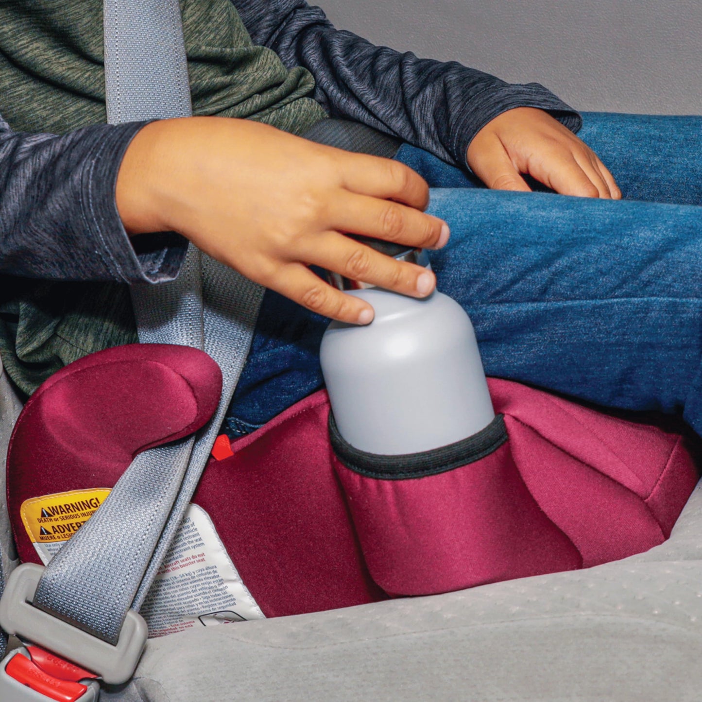 Diono Solana, No Latch, Single Backless Booster Car Seat