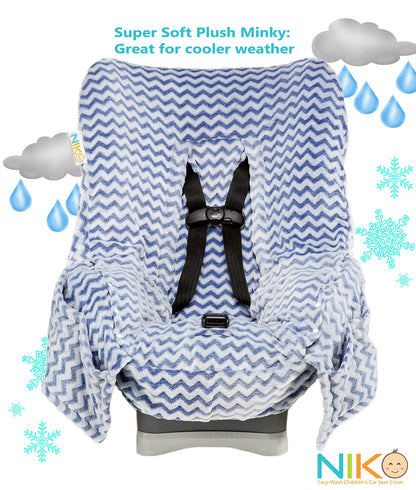 Niko Easy Wash Children's Car Seat Cover & Liner -Minky